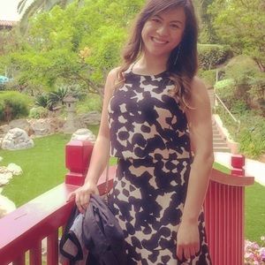 Banana Republic Spotted Print Dress